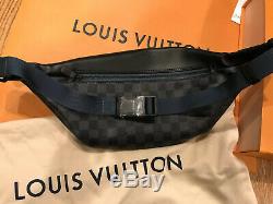 Brand New Authentic Louis Vuitton Damier Discovery BumBag Waist Body Bag N40187