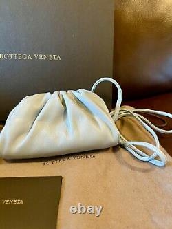 Brand New Bottega Veneta The Mini Pouch 20 Coin Purse Wallet Clutch Blue