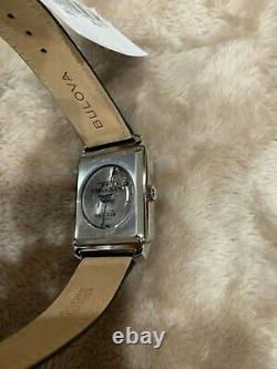 Brand New Bulova Frank Sinatra 96B379 Limited Edition Leather Band Mens Watch