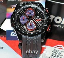 Brand New Casio Edifice Eqs-900tms-1 Solar Tom`s Racing Limited Lexus Genuine