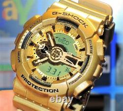 Brand New Casio G-shock Ga-110gd-9a Gold Rare Limited 100% Genuine