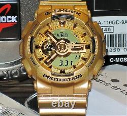 Brand New Casio G-shock Ga-110gd-9a Gold Rare Limited 100% Genuine