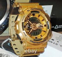 Brand New Casio G-shock Ga-110gd-9a Gold Rare Limited 100% Genuine