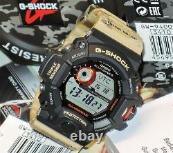 Brand New Casio G-shock Gw-9400dcj-1 Rangeman Desert Camouflage Solar Limited