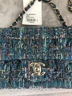 Brand New Chanel Tweed Mini Classic Flap Bag