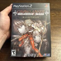 Brand New Growlanser Heritage of War Limited Edition (PS2) Factory Sealed