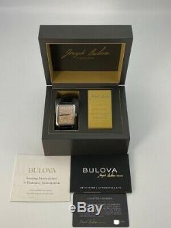 Brand New! Joseph Bulova 96B331 Limited Edition Breton Blush (salmon) dail