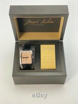 Brand New! Joseph Bulova 96B331 Limited Edition Breton Blush (salmon) dail