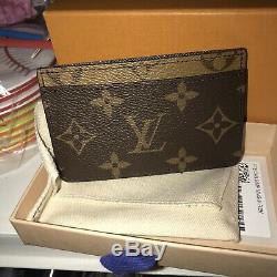 Brand New LIMITED EDITION Authentic Louis Vuitton Reverse Monogram Card Holder