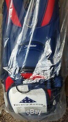 Brand New Limited Edition 2015 Titleist Folds Of Honor 9.5 Staff Golf Bag