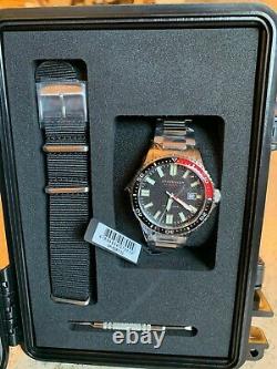 Brand New Limited Edition 272/500 Spinnaker Hass Ash Black, on SS & Nato Strap