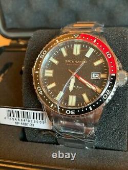 Brand New Limited Edition 272/500 Spinnaker Hass Ash Black, on SS & Nato Strap