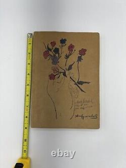 Brand New Limited Edition Andy Warhol Leather Bound Watercolor Journal Pop Art