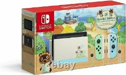 Brand New Limited Edition Animal Crossing Nintendo Switch Console FREE SHIPPING