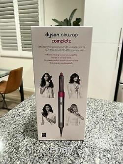 Brand New Limited Edition Dyson Airwrap Nickel And Fuchsia Complete Styler