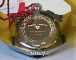 Brand-New Limited Edition, Swiss Legend Trimix Dive Men's 44mm Watch with Tags