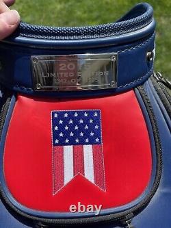 Brand New Limited Edition- Titleist Folds of Honor Staff Bag- Red, White, Blue