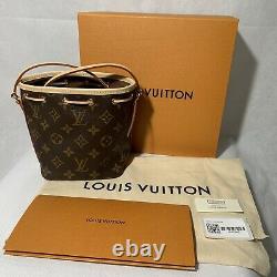 Brand New Louis Vuitton Nano Noe Monogram Made in France with Receipt