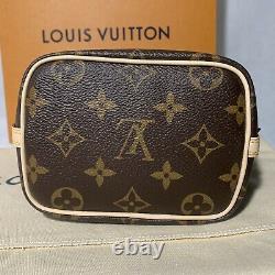 Brand New Louis Vuitton Nano Noe Monogram Made in France with Receipt
