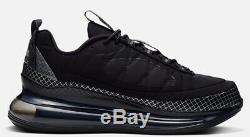 Brand New Men's Nike Air Max 720 818 Athletic Training Sneakers Black & Silver