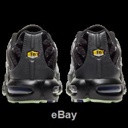 Brand New Men's Nike Air Max Plus Athletic Slip-On Training Sneakers Black