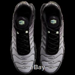 Brand New Men's Nike Air Max Plus Athletic Slip-On Training Sneakers Black