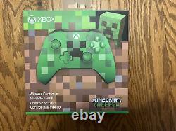 Brand New Minecraft Creeper Limited Edition Wireless Controller Xbox One