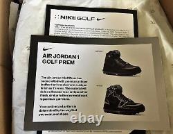 Brand New Nike Air Jordan 1 Golf Premium LIMITED Edition release Black AJ I