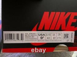 Brand New Nike Air Jordan 1 Retro High Og Tokyo Bio Hack 555088-201 Sz. 9.5