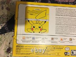 Brand New Nintendo 3DS XL Pikachu Yellow Limited Edition Official USA US Version