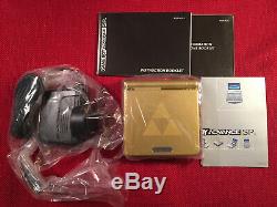 Brand New Nintendo Game Boy Advance SP Zelda Limited Edition System