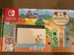 Brand New Nintendo Switch Animal Crossing New Horizon Console Limited Edition