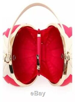 Brand New Plg Kate Spade Flights Of Fancy Hot Air Balloon Bag Aladdin Pink/white