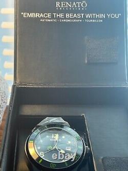 Brand New Renato T-Rex Diver 3,390 Feet Sapphire Crystal Limited Edition 29/100