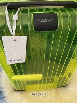 Brand New Rimowa Essential Cabin transparent lime Limited Edition