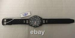 Brand New Squale 1521 50 Atmos 1521-026PVD PVD Black Watch Warranty Swiss Made