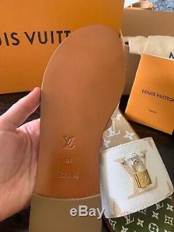 Brand New Women's Louis Vuitton Lock It Slides/Mules LE