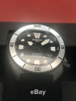 Brand New Zodiac Oceanaire Limited Edition Swiss Automatic Anthracite Dial 44mm