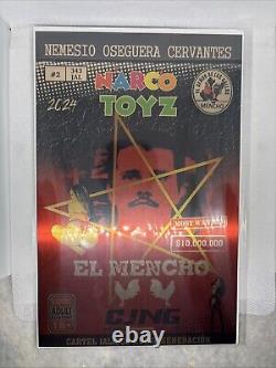 Brand new sealed Gold Metal NARCOTOYZ #2 Limited Edition EL MENCHO 18+