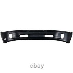 Bumper Face Bar For 2014-2018 Ram 1500 19-21 1500 Classic Black FogLight Holes