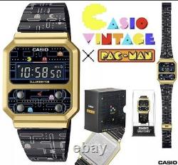 Casio Vintage A100WEPC-1B A100WEPC Pac-Man Brand New Rare