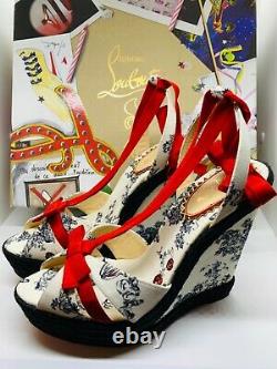 Christian Louboutin wedges. Brand new in box. Limited Edition Size 41/UK8