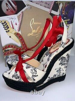 Christian Louboutin wedges. Brand new in box. Limited Edition Size 41/UK8