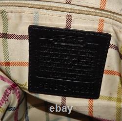 Coach Handbag Purse Bag 12250 Ergo Convertible Kisslock Black Leather Tote 2-Way