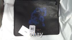 Coach Marvel Large Pouch with Black Panther Limited Edition BRAND NEW WITH TAGS