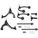 Control Arm Kit For 2007-10 Jeep Grand Cherokee Front Left And Right 8pc