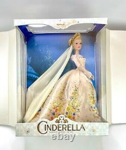 Disney Limited Edition 17 Doll Platinum Wedding Cinderella Shelf Wear Brand New