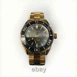 Donald Trump Signature Gold Tone Black Dial 3-Hand Date Watch, Limited Edition