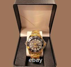 Donald Trump Signature Gold Tone Black Dial 3-Hand Date Watch Limited Edition