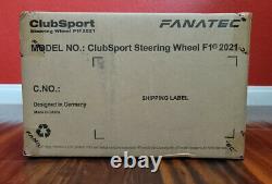 Fanatec Limited Edition ClubSport Steering Wheel F1 2021 Brand New